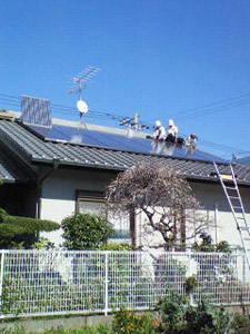 太陽光パネル設置1
